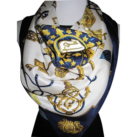 royal blue hermes scarf|Hermes scarf accessories.